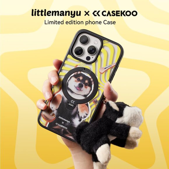 CASEKOO x Manyu Pawfect Chill Time Magic Stand Pro Case Set for iPhone 16 Pro - Picture 5 of 11